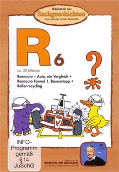 Schulfilm R6 - Bibliothek der Sachgeschichten: Rennauto (Auto, ein Vergleich) Rennauto Formel 1 (Boxenstopp) Reifenrecycling downloaden oder streamen
